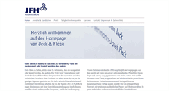 Desktop Screenshot of patentanwaelte-jfh.com